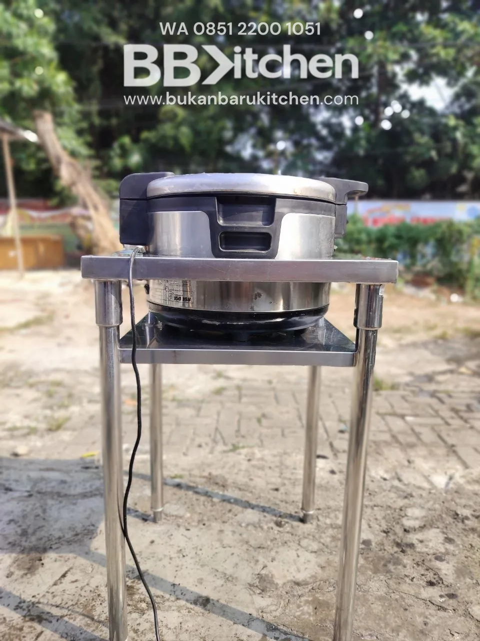Meja Stainless Steel untuk Rice Cooker P55 L55 T85 - Image 3