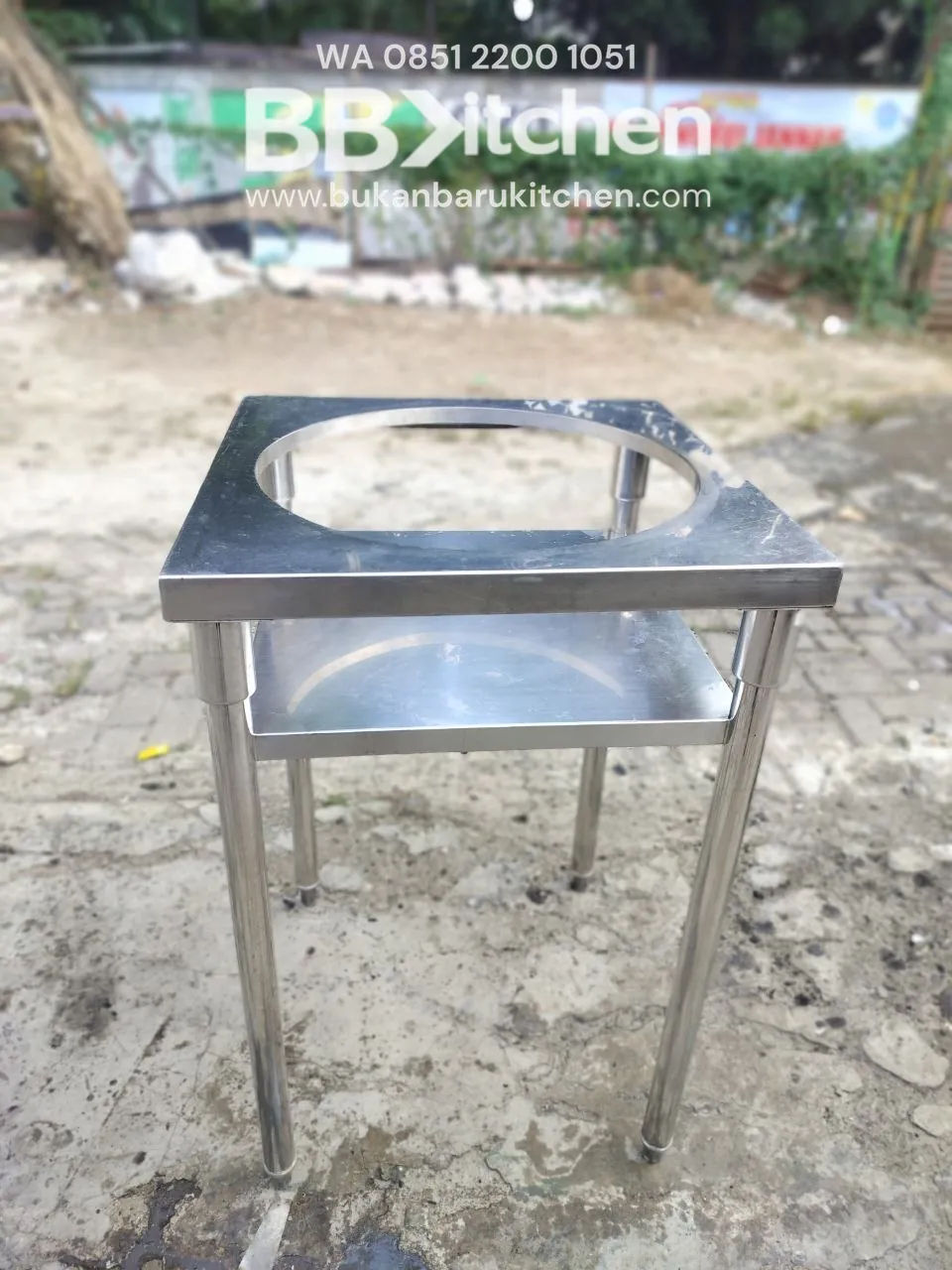 Meja Stainless Steel untuk Rice Cooker P55 L55 T85 - Image 7
