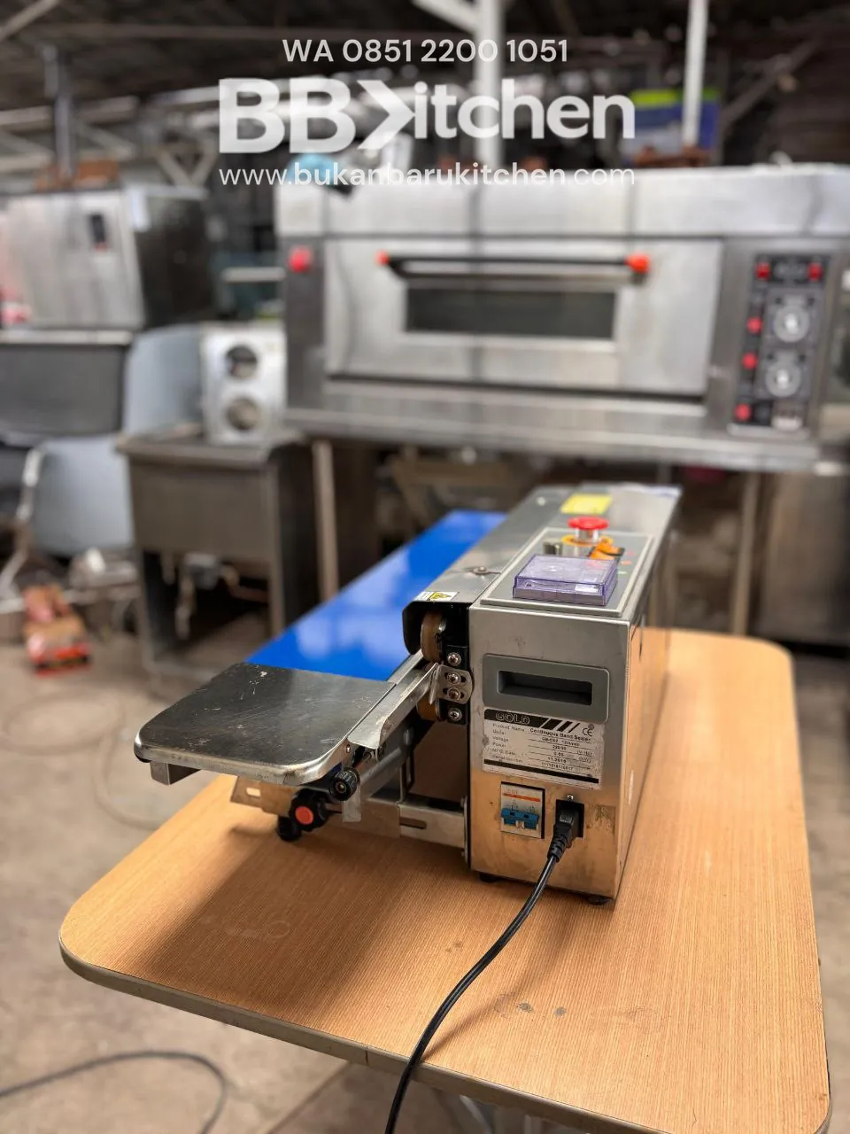 Mesin Continuous Band Sealer Merk Gold - Image 4