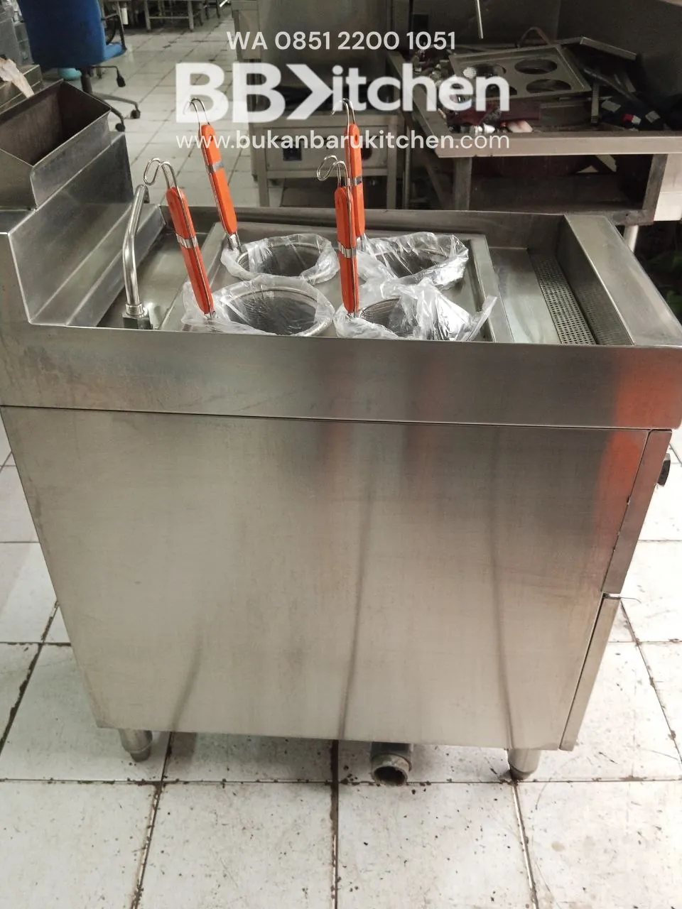 Noodle Boiler 4 Lubang Ukuran 40x75x85 Baru - Image 2