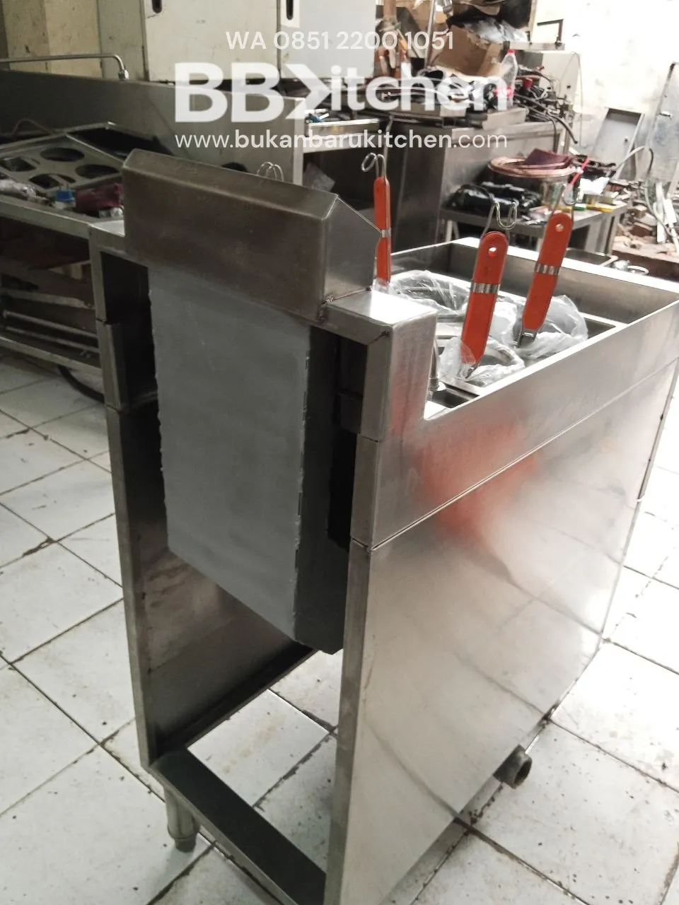 Noodle Boiler 4 Lubang Ukuran 40x75x85 Baru - Image 4