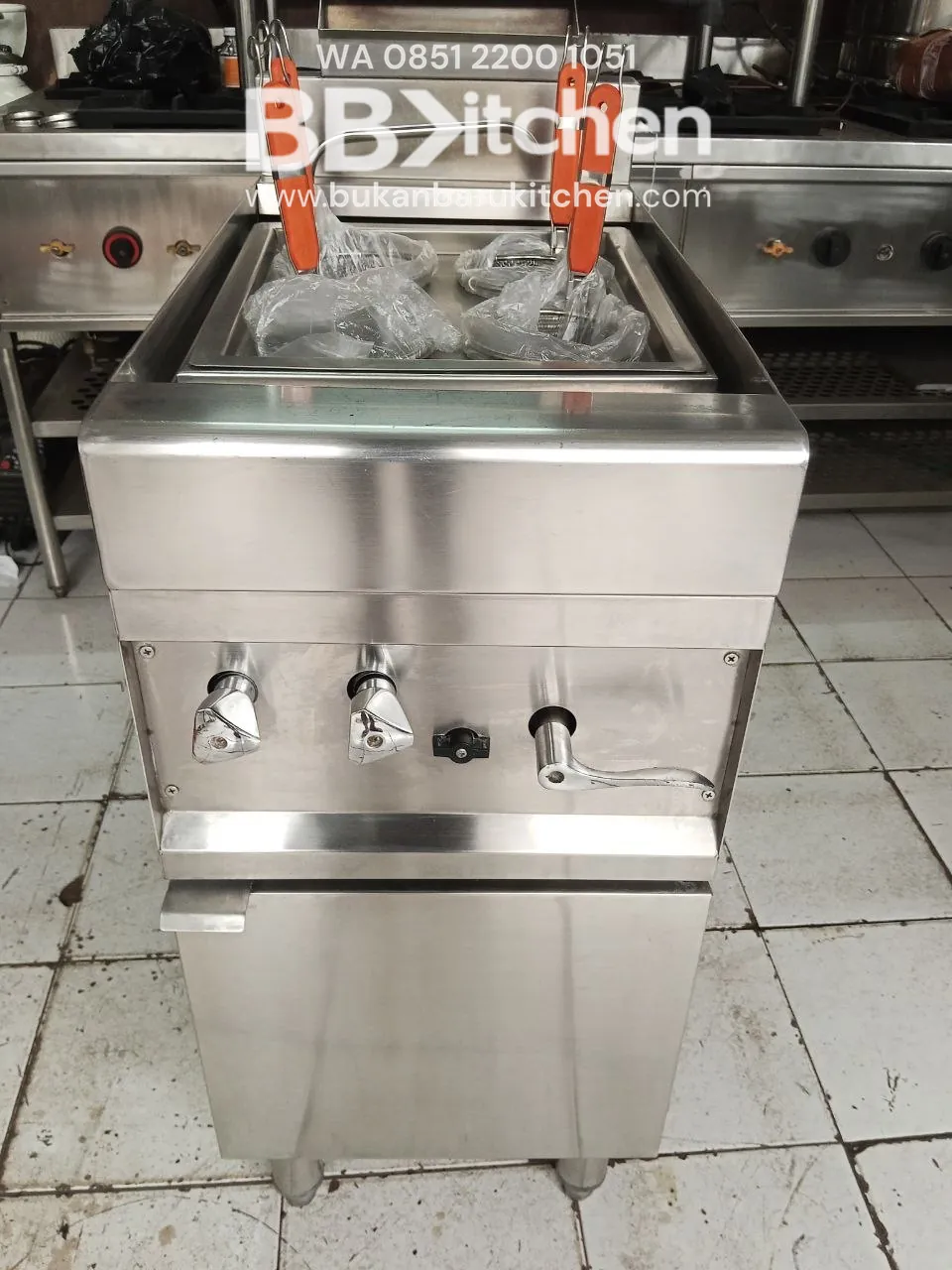 Noodle Boiler 4 Lubang Ukuran 40x75x85 Baru