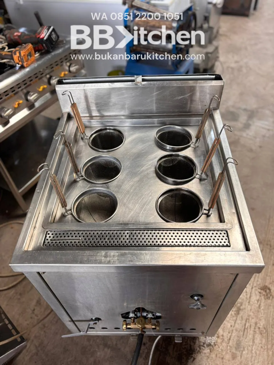 Noodle Boiler 6 Lubang Ukuran 60x70x85