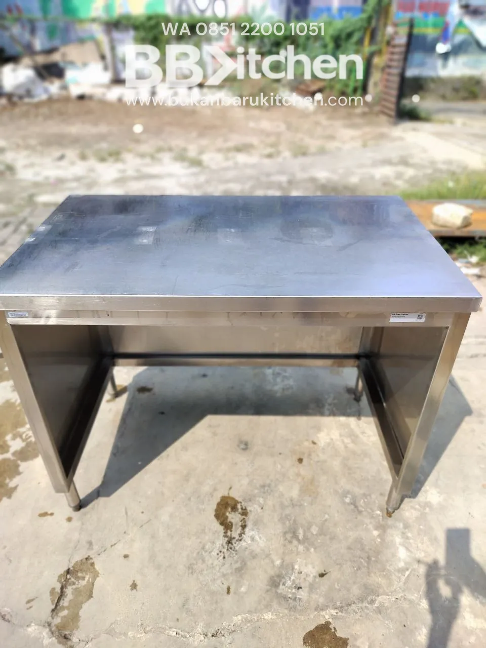 Open Kabinet Stainless Steel Ukuran P 106 L 63 T 85 - Image 3
