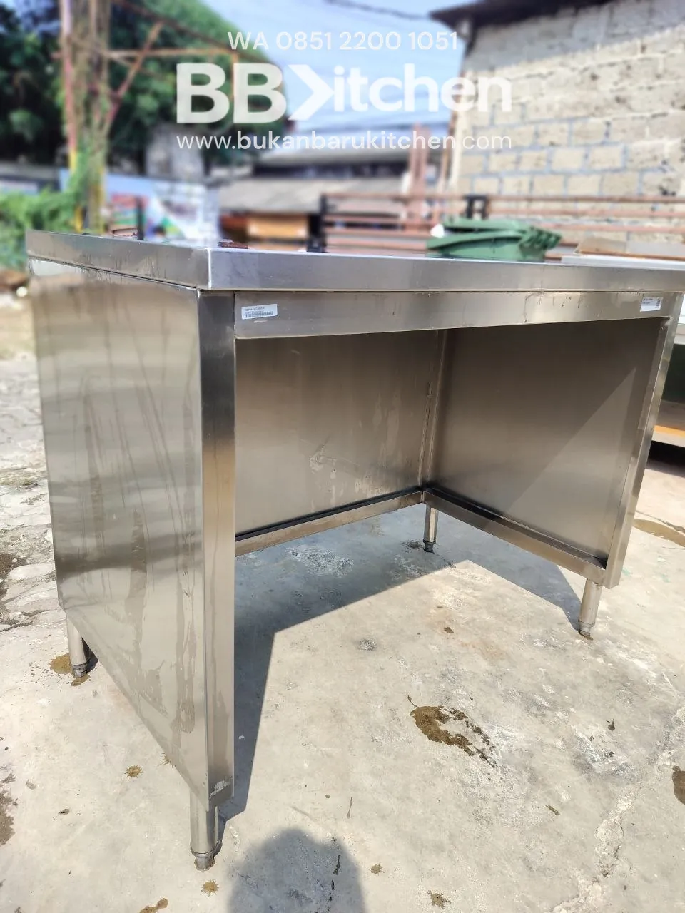 Open Kabinet Stainless Steel Ukuran P 106 L 63 T 85 - Image 7