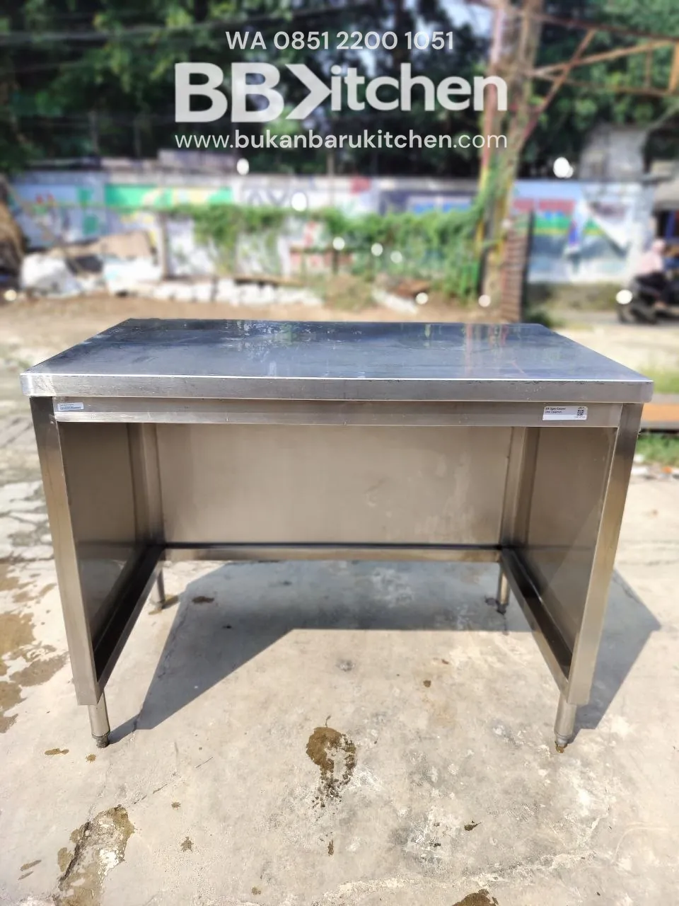 Open Kabinet Stainless Steel Ukuran P 106 L 63 T 85