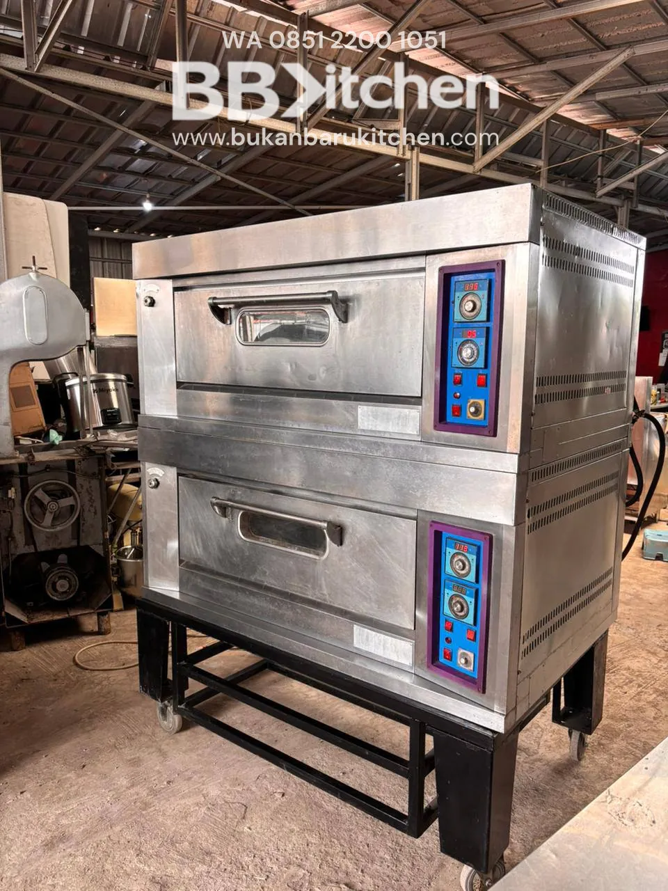 Oven Gas 2 Deck 4 Loyang BBKitchen - Image 2