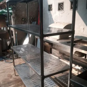 Rak 4 Susun Stainless Model Tirisan P150 x L50 x T180 cm