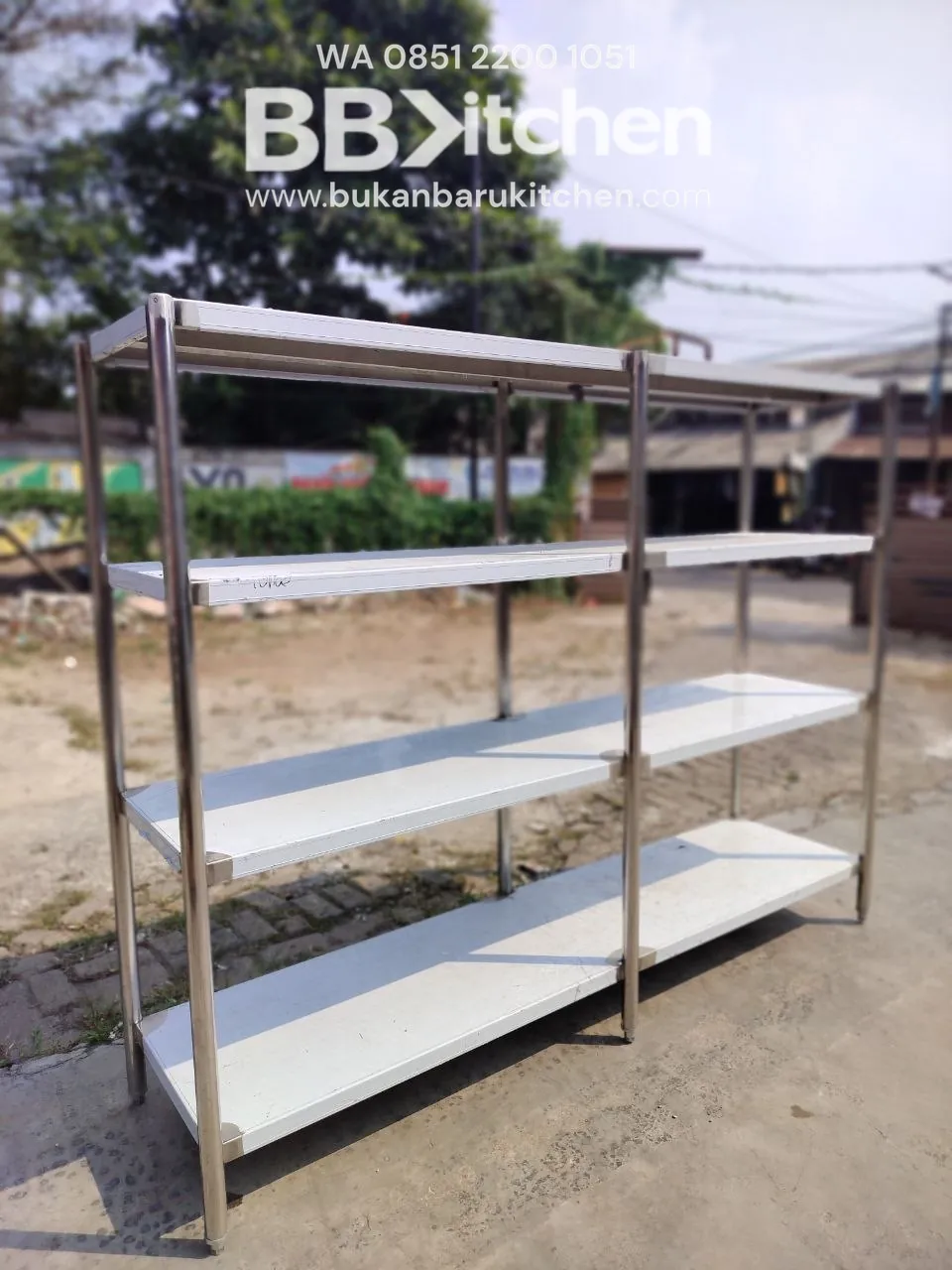 Rak 4 Susun Stainless Steel P200 L50 T155 - Image 2
