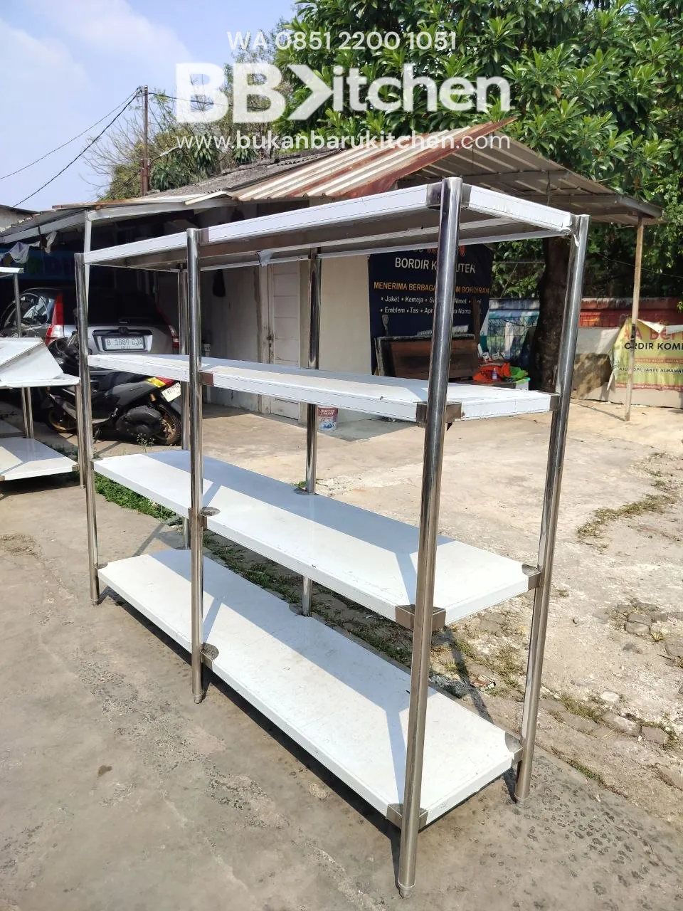 Rak 4 Susun Stainless Steel P200 L50 T155 - Image 3