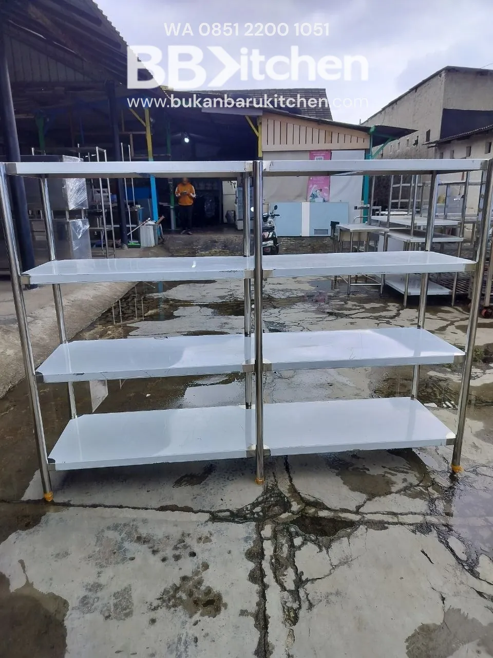 Rak 4 Susun Stainless Steel P200 L50 T185 - Baru - Image 2