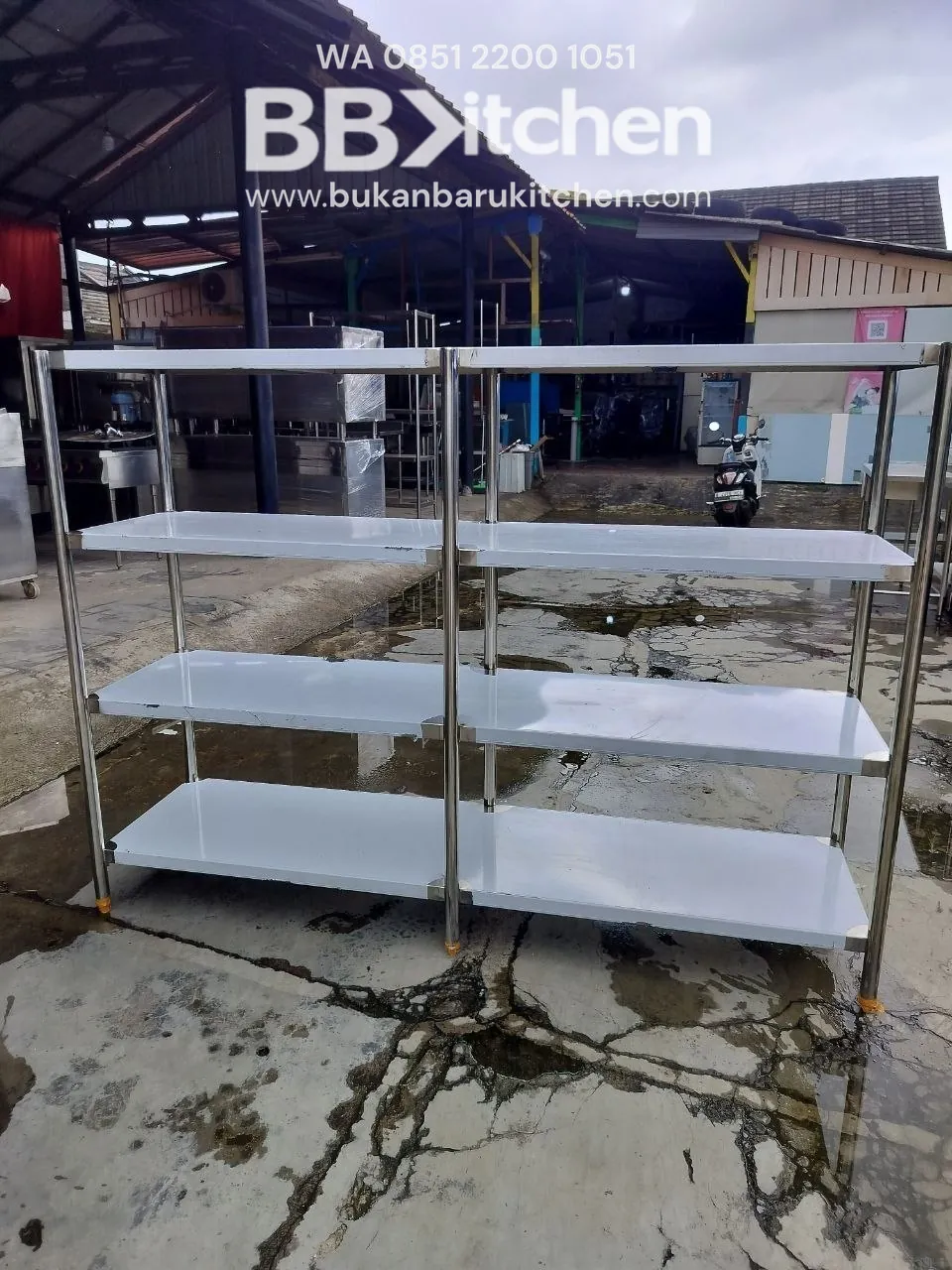 Rak 4 Susun Stainless Steel P200 L50 T185 - Baru - Image 3