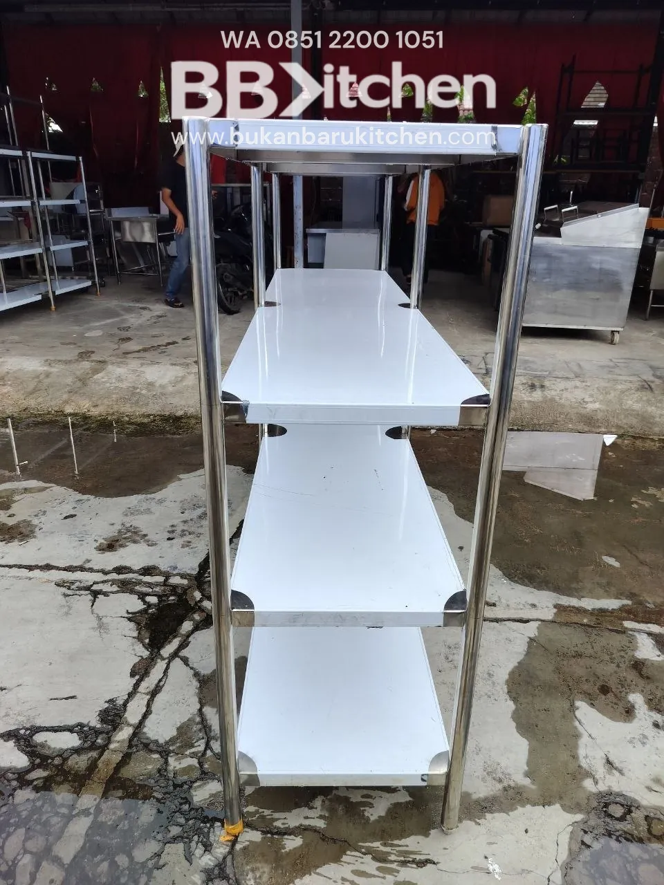 Rak 4 Susun Stainless Steel P200 L50 T185 - Baru - Image 5