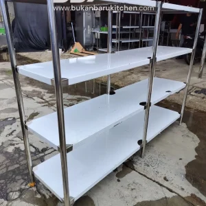 Rak 4 Susun Stainless Steel P200 L50 T185 - Baru