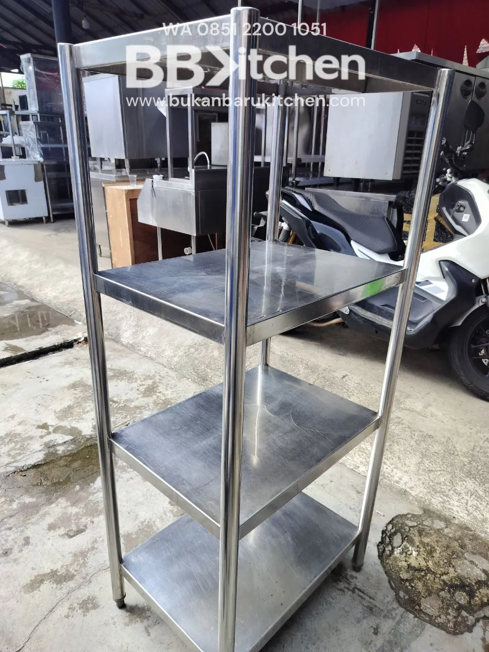 Rak 4 Susun Stainless Steel P67 L50 T150
