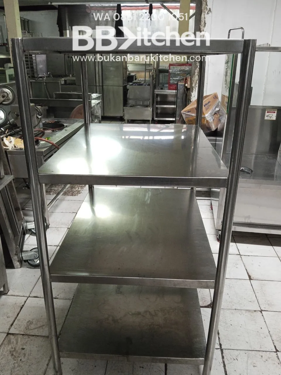 Rak 4 Susun Stainless Steel Ukuran 100x75x152 - Image 3