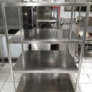 Rak 4 Susun Stainless Steel Ukuran 100x75x152