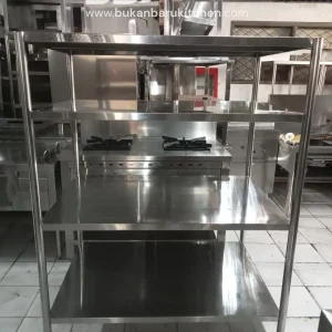 Rak 4 Susun Stainless Steel Ukuran 120x80x155