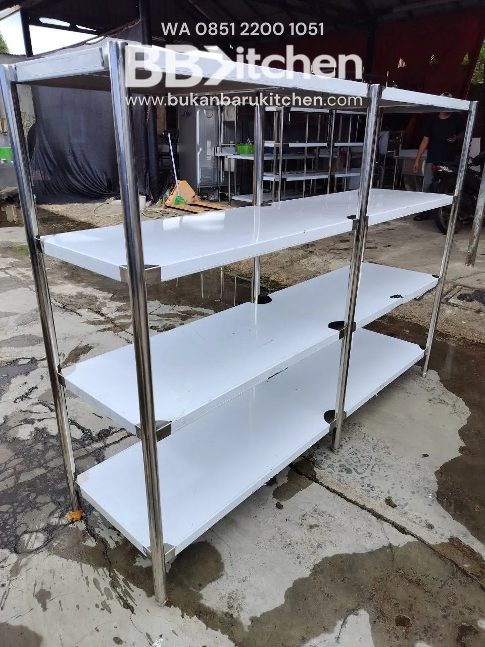 Rak 4 Susun Stainless Steel Ukuran P 200 L 50 T 185 - Image 3