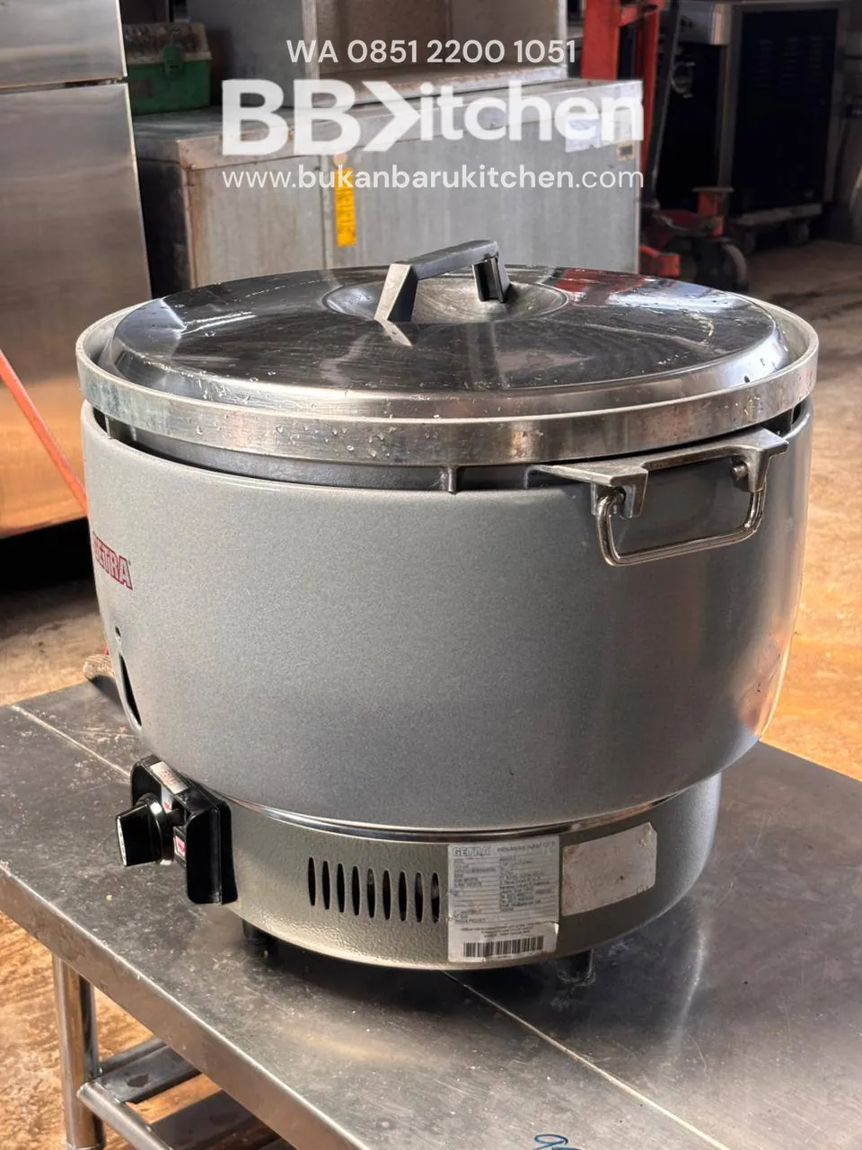 Rice Cooker Gas Getra MB80R-B Kapasitas 16 Liter - Image 4