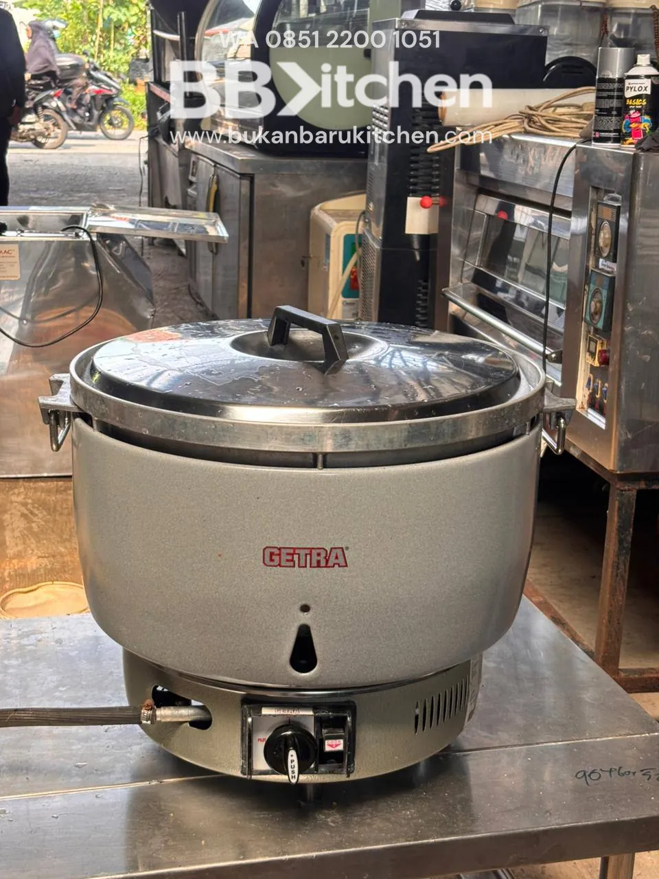 Rice Cooker Gas Getra MB80R-B Kapasitas 16 Liter