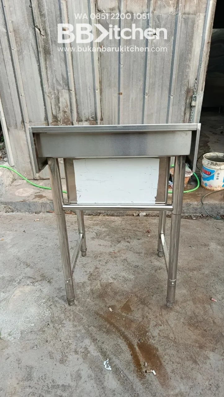 Single Sink Stainless Steel Mutu 60x60x85 cm - Image 4