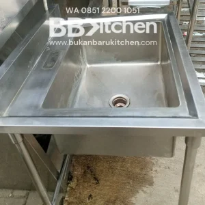 Single Sink Stainless Steel P 90 x L 75 x T 85 cm