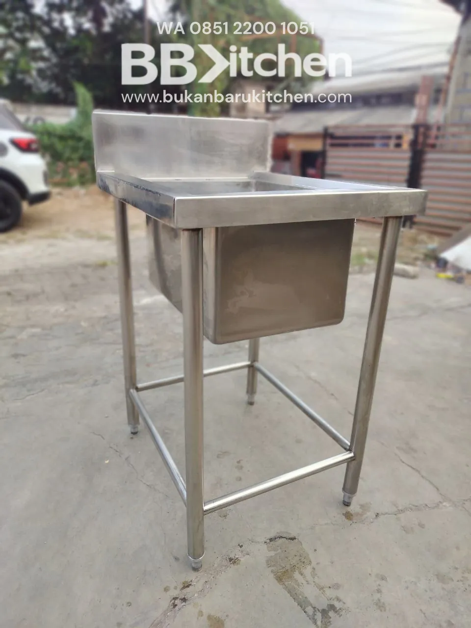 Single Sink Stainless Steel P55 L70 T85 - Image 2