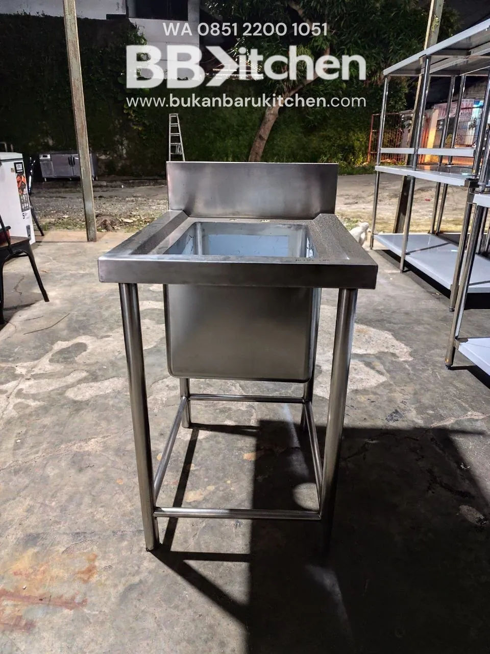 Single Sink Stainless Steel Semi Baru P70 L55 T85 - Image 2
