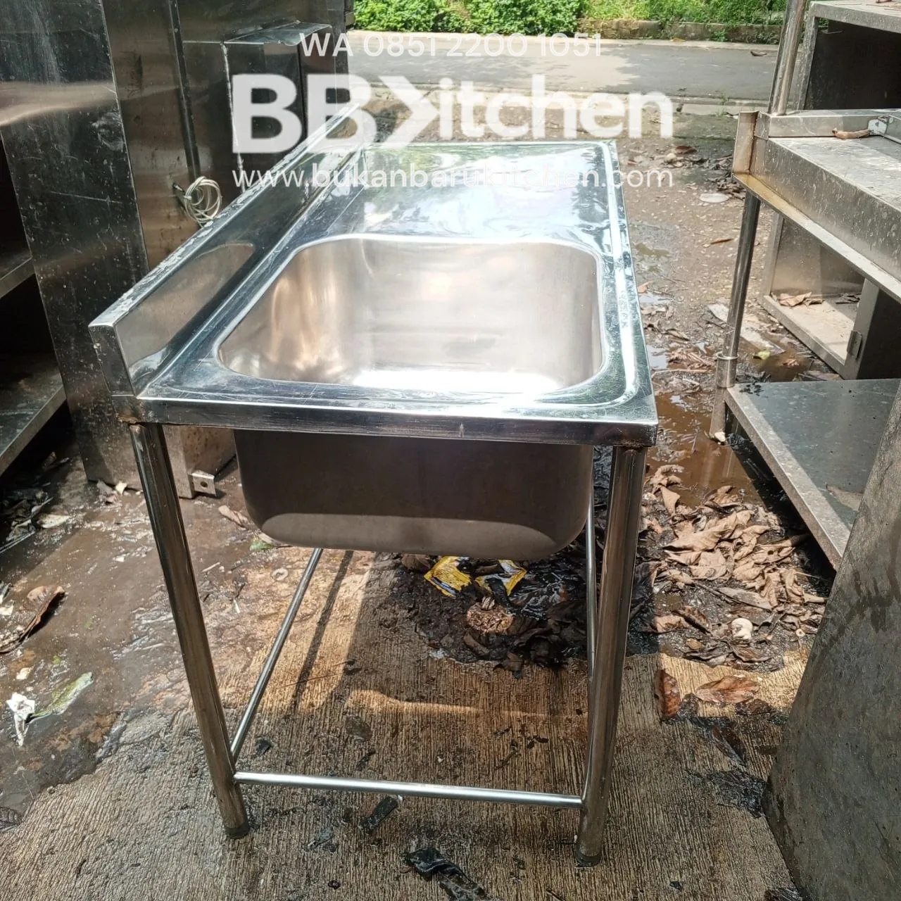 Sink 1 Lobang Sayap Ukuran 120x60x85 - Image 2