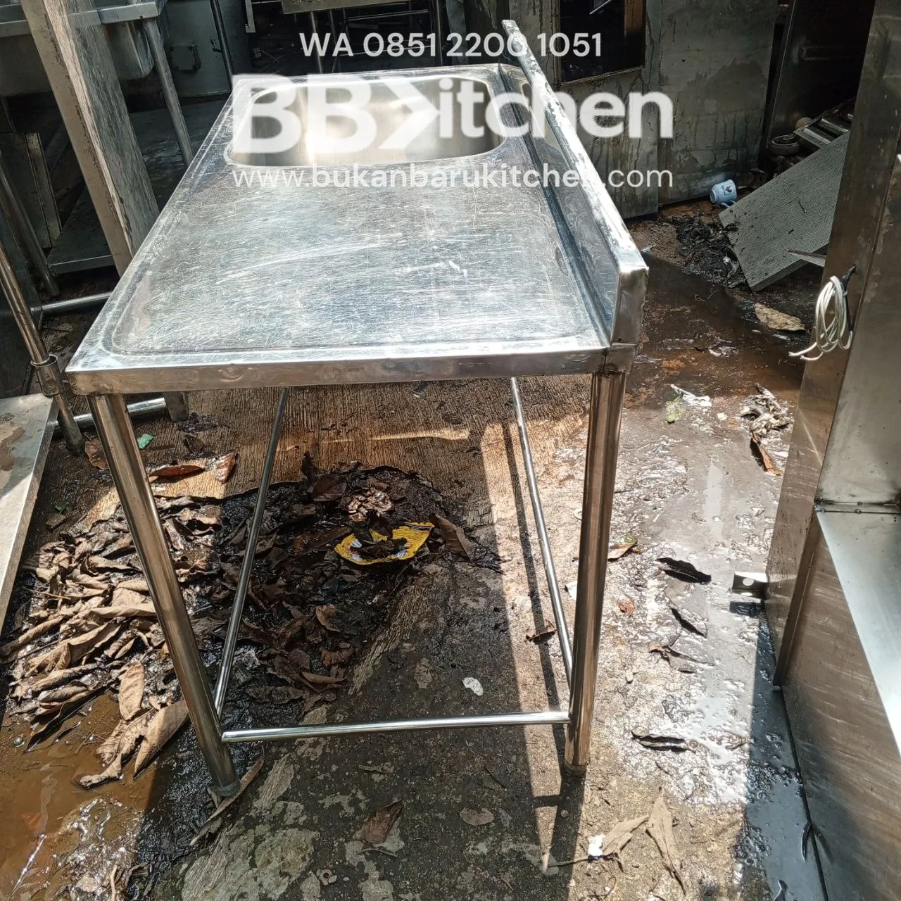 Sink 1 Lobang Sayap Ukuran 120x60x85 - Image 3