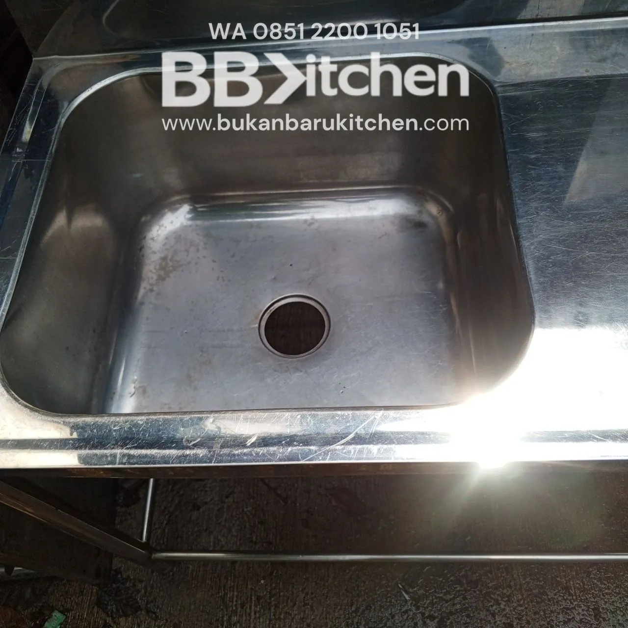 Sink 1 Lobang Sayap Ukuran 120x60x85 - Image 5