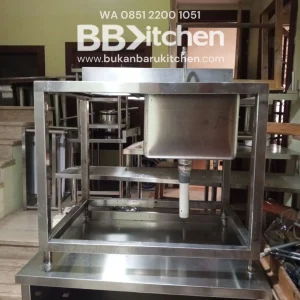 Sink 1 Lobang Sayap Ukuran 90x70x80