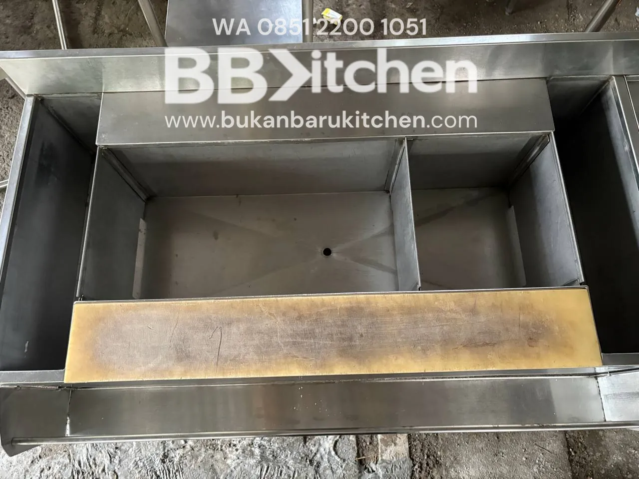 Sink Cocktail Stainless Steel Ukuran 150x70x80 - Image 2