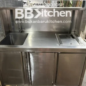 Sink Ice Bin Kabinet Ukuran 130x70x85 - Sink 35x50x30, Ice Bin 25x40x30