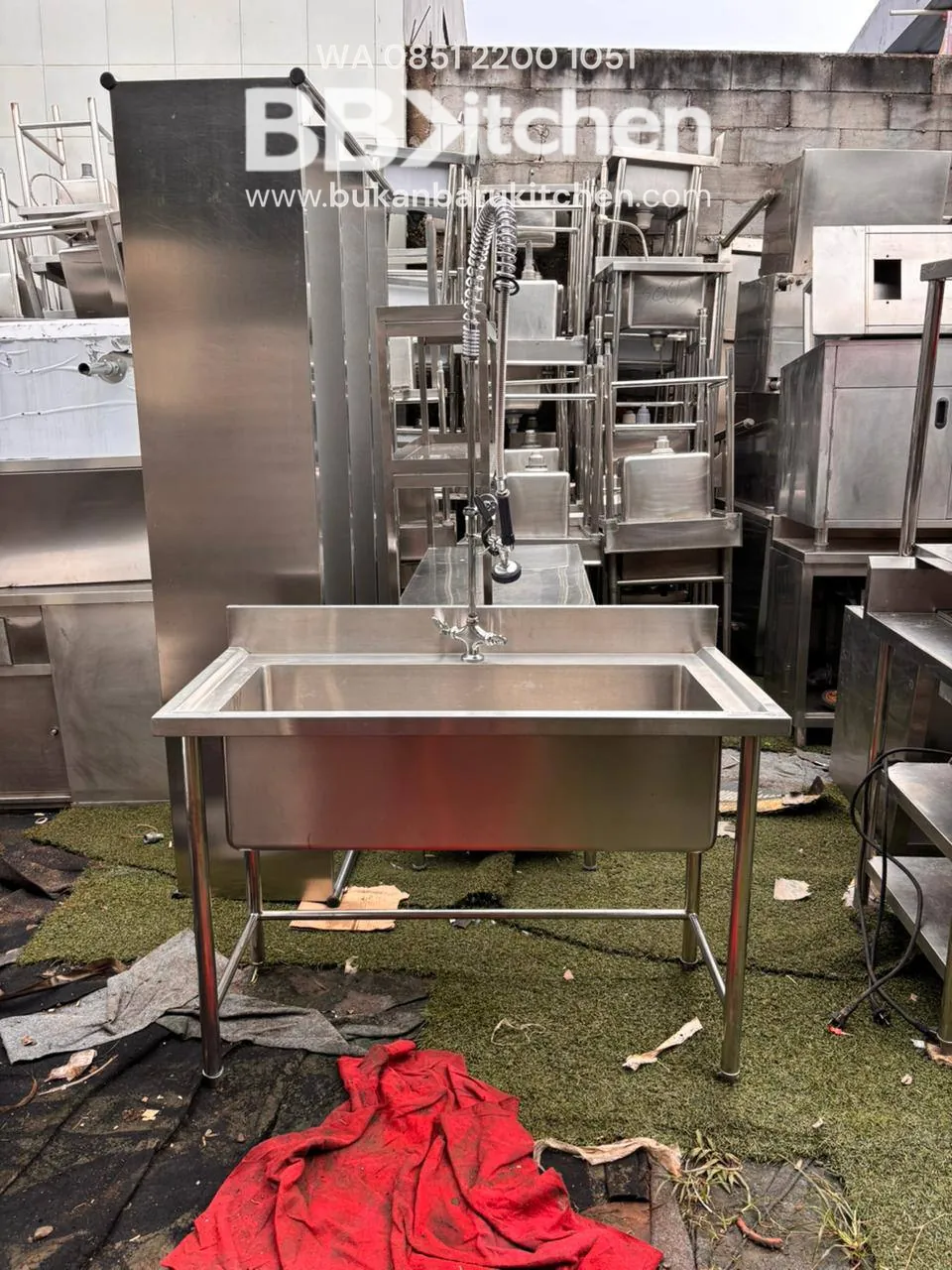 Sink Jumbo 1 Lubang Ukuran 120x60x85 - Image 2