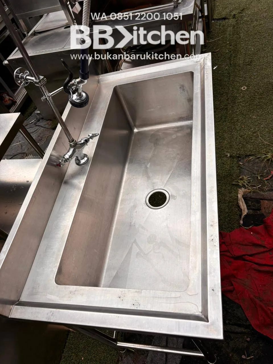 Sink Jumbo 1 Lubang Ukuran 120x60x85 - Image 4