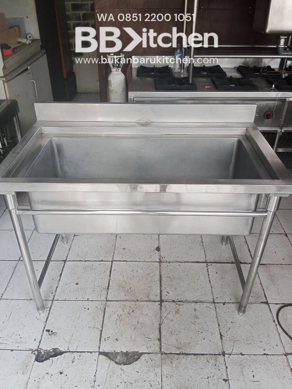 Sink Jumbo Stainless Steel 120x70x85