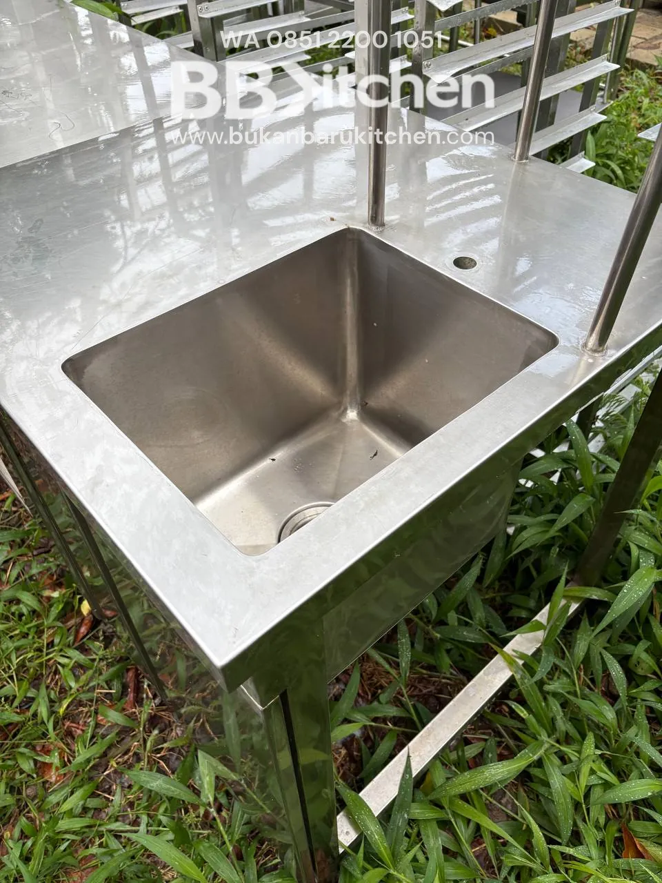 Sink Kabinet Stainless 80x75x90 dengan Sink 30x38x30 - Image 3