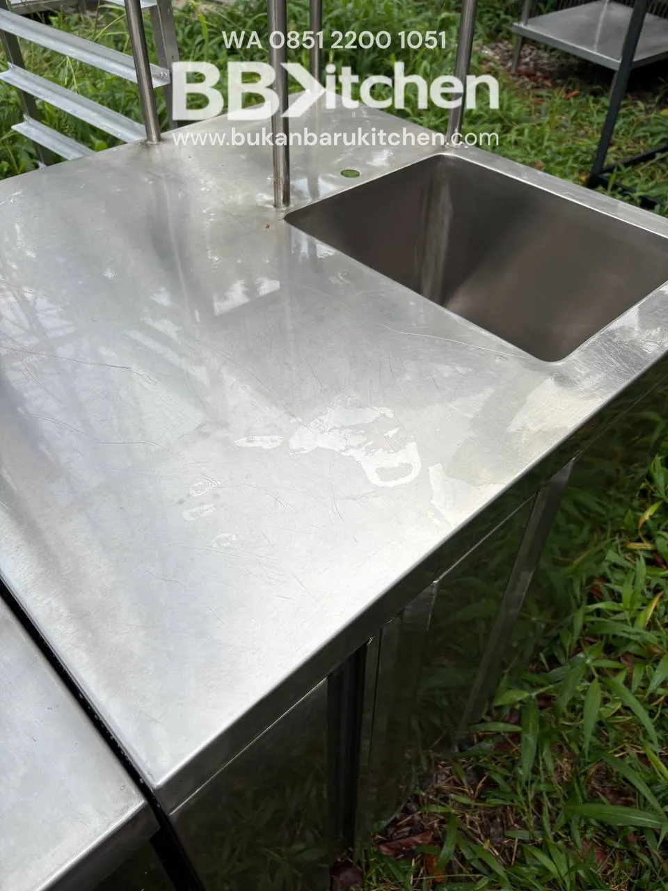 Sink Kabinet Stainless 80x75x90 dengan Sink 30x38x30 - Image 4