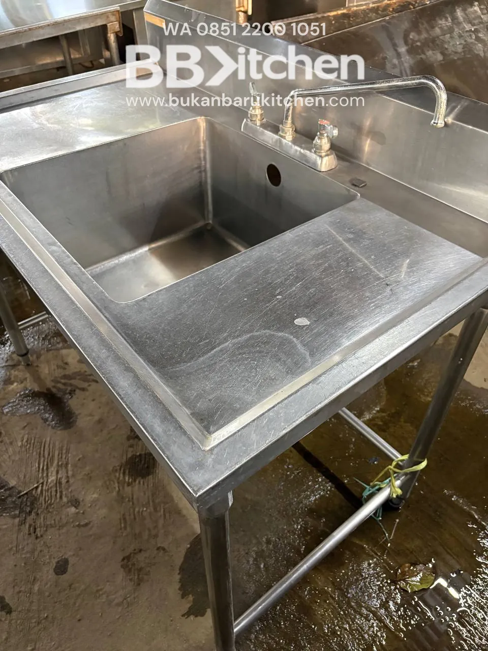 Sink Sayap 1 Lubang Ukuran 120x70x85 - Image 3