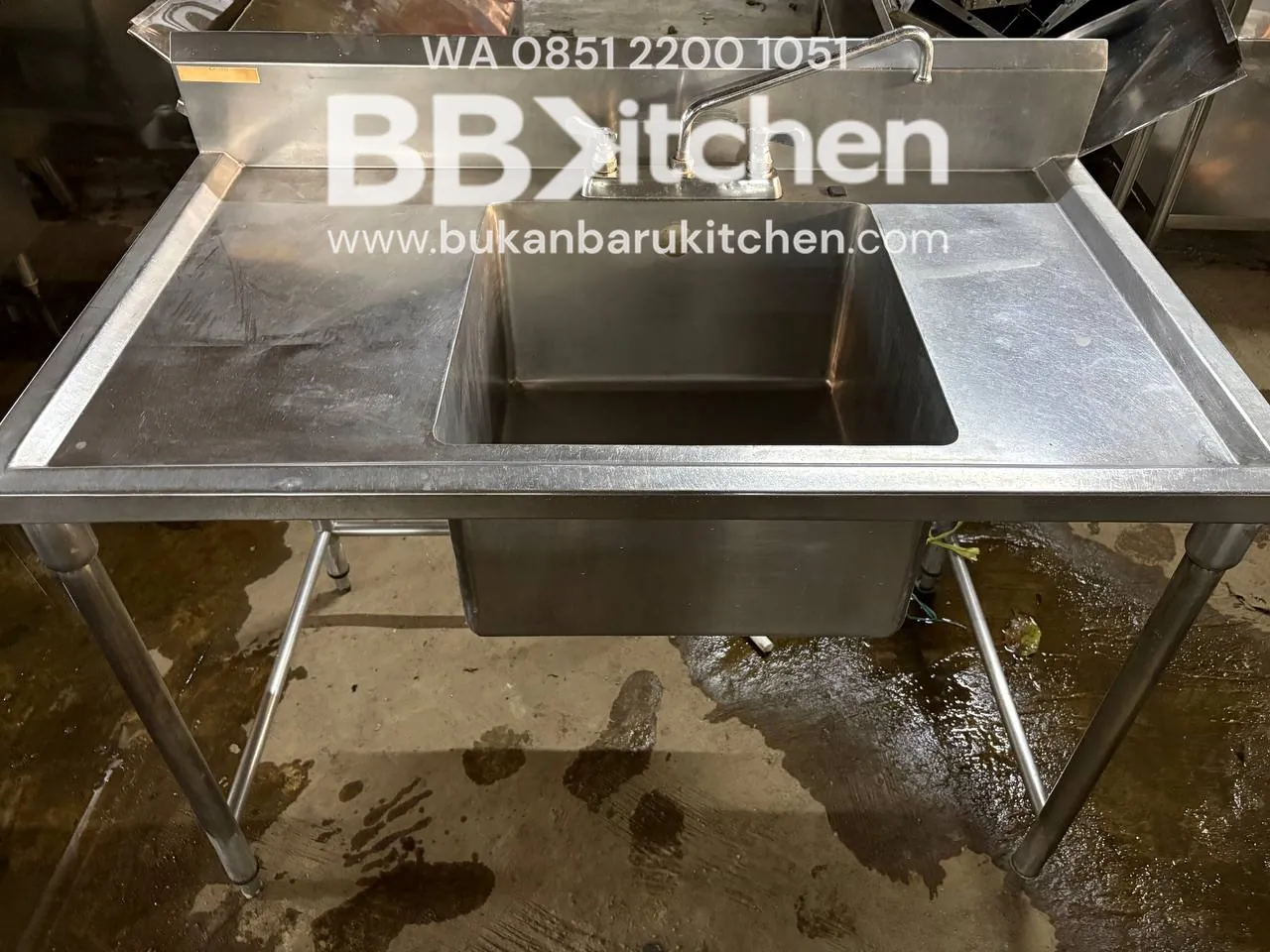 Sink Sayap 1 Lubang Ukuran 120x70x85