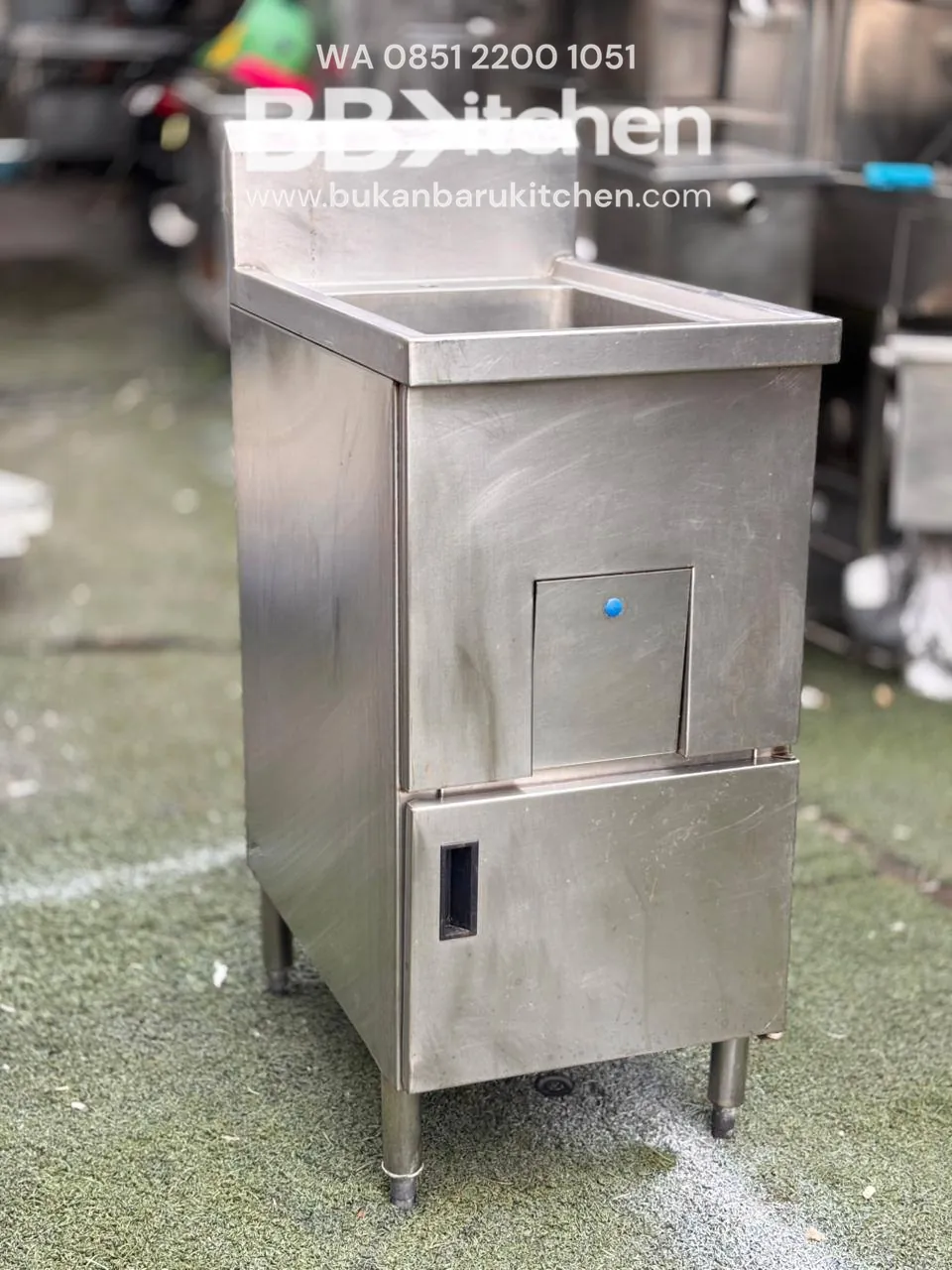 Sink Stainless Steel 1 Lubang 40x60x85 cm - Image 2