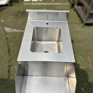 Sink Stainless Steel 1 Lubang Ukuran 40x72x85