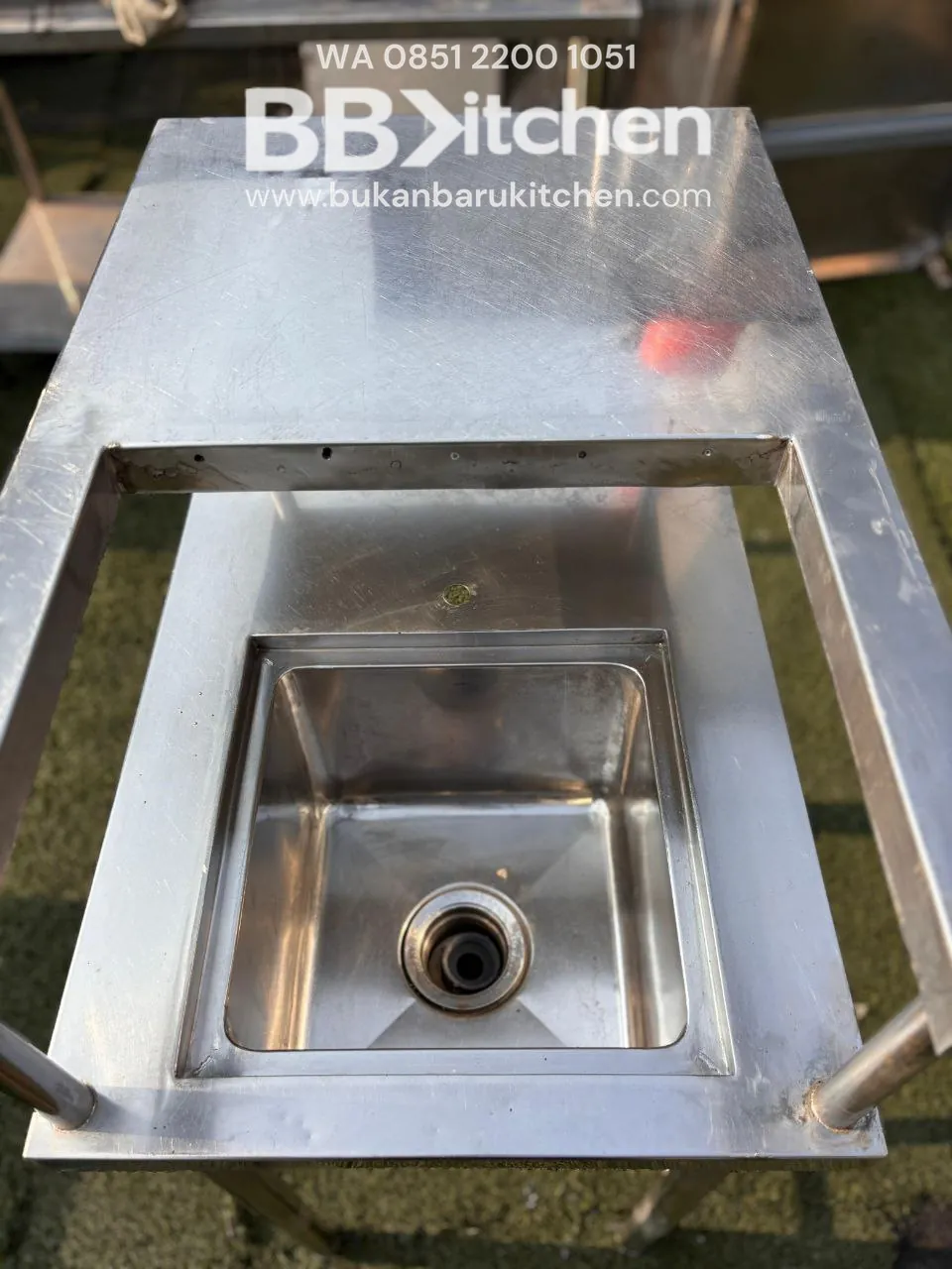 Sink Stainless Steel 1 Lubang Ukuran 50x75x85 - Image 4
