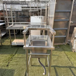 Sink Stainless Steel 1 Lubang Ukuran 50x75x85