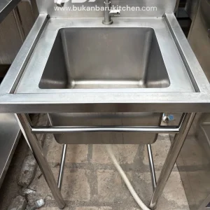 Sink Stainless Steel 1 Lubang Ukuran 60x60x85
