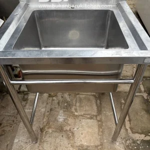 Sink Stainless Steel 1 Lubang Ukuran 70x60x85