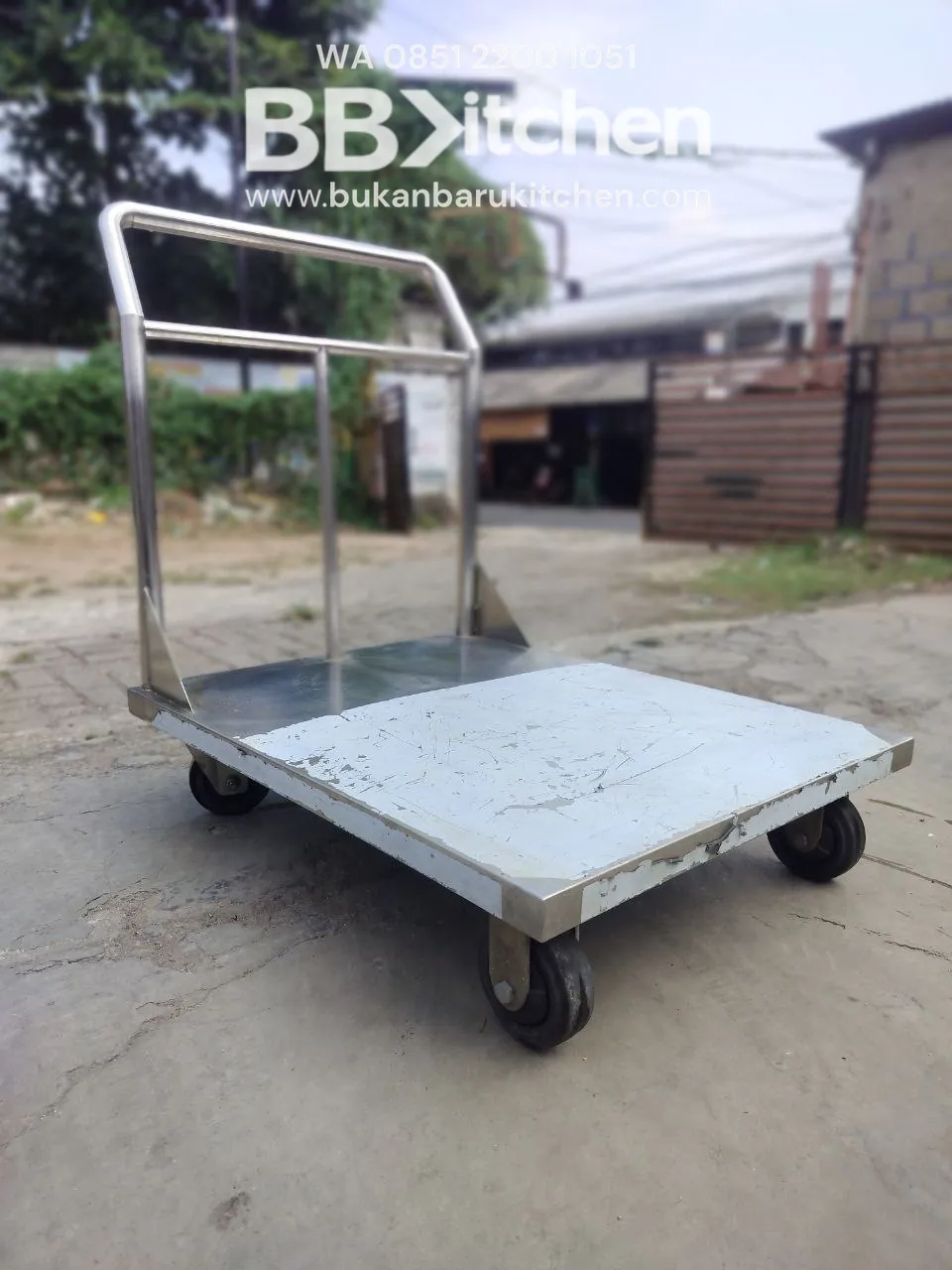 Troli Barang Ukuran P70 L90 T20 untuk Resto dan Katering - Image 9