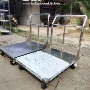Troli Barang Ukuran P70 L90 T20 untuk Resto dan Katering